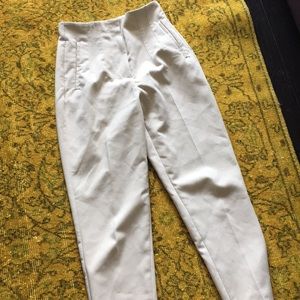 Cream Zara Pants
